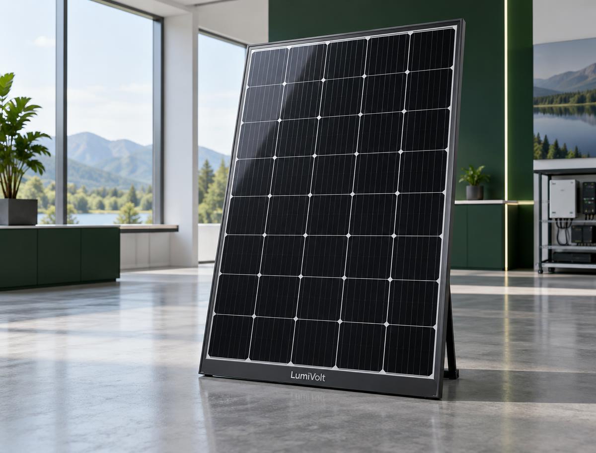 Solar Panels supplied by LumiVolt Energy